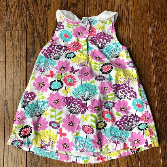 Vera Bradley Baby Girls 9-12M Sleeveless Peter Pan Collared Floral Dress - EUC! - Picture 5 of 6